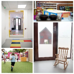 patchwork d'image dans l'école