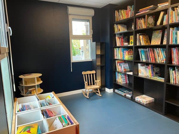 La bibliothèque de l'école