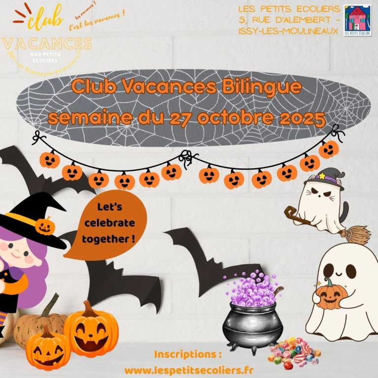 Programme vacances halloween - octobre 2025