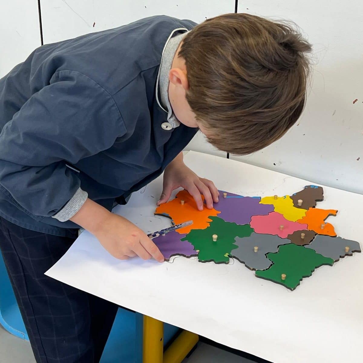 Matériel Montessori sensoriel pour acquérir des compétences solides